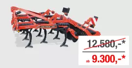 Eine Darstellung des CULTIMER L 300 T, eines Zinkengrubbers der Firma KUHN.