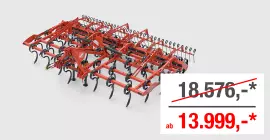 Eine Darstellung des PROLANDER 500 R, eines Stoppel- und Saatbettgrubbers der Firma KUHN.
