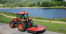 Sichel-Mulcher beim Einsatz