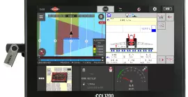 ISOBUS-Terminal CCI 1200 mit Darstellung der LEXIS