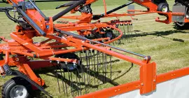 Hydraulische Verstellung der Schwadbreite