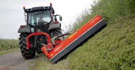 Das Mulchgerät TBE 22 bei der Arbeit