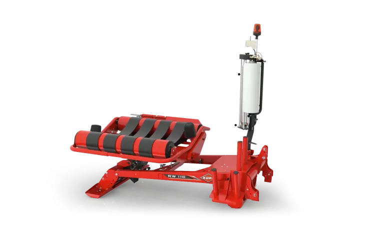 Ein Bild eines RW 1110 C, eines Anbau-Rundballenwicklers von KUHN.