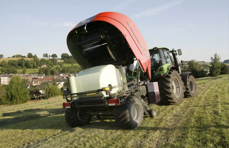 I-BIO+ bale and wrappers