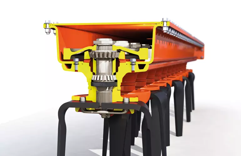 Ensemble de dents de herse rotative KUHN