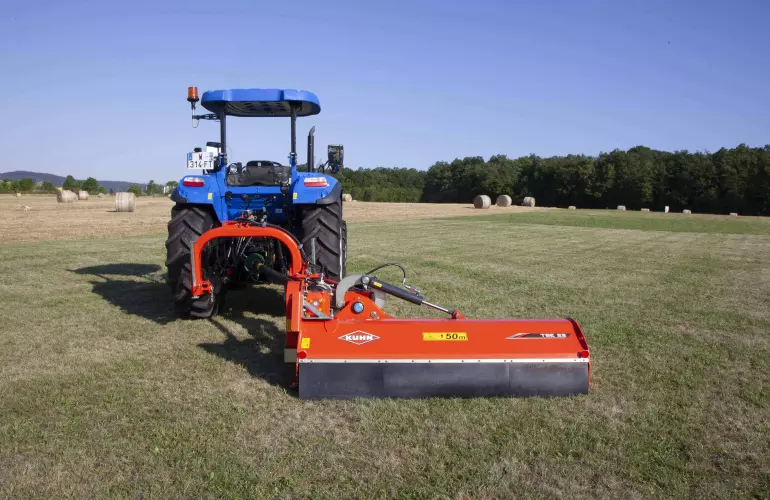 Das Mulchgerät TBE 22 in Arbeitsposition