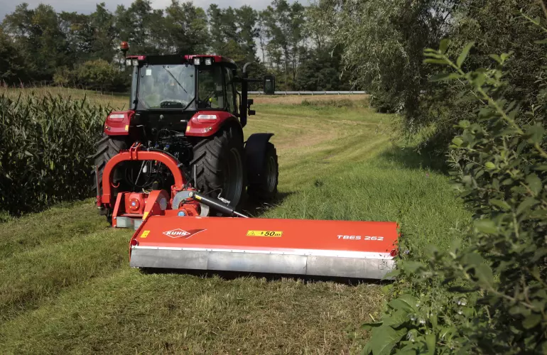 Das Mulchgerät TBES 262 bei der Arbeit