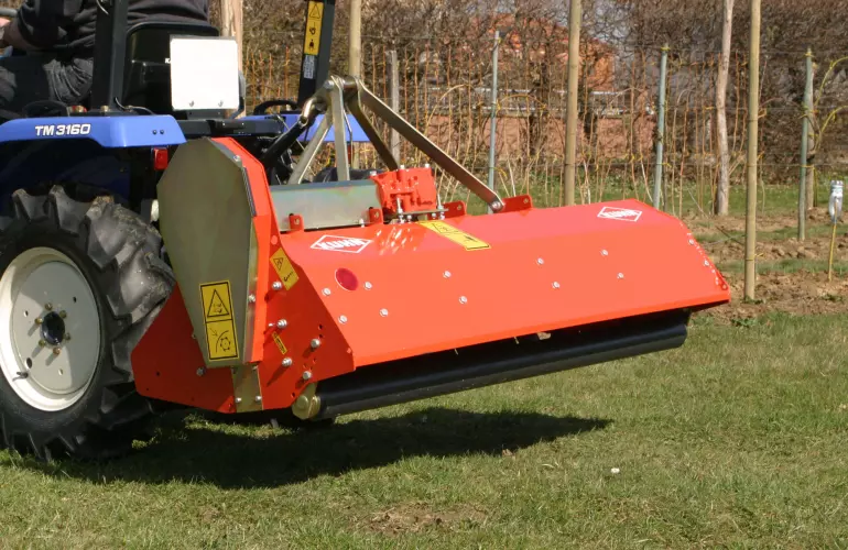 Das Mulchgerät TL 150 beim Transport