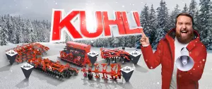Das Keyvisual der KUHL!-Winteraktion 2025/2026 mit den aktuellen Angeboten.