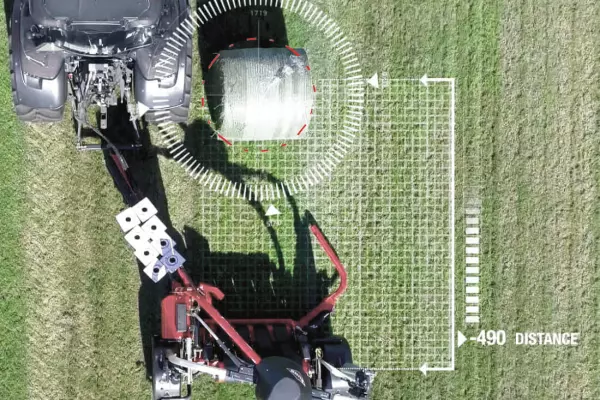 Die AUTOLOAD-Funktion registriert den herannahenden Ballen mithilfe eines Laserstrahls.