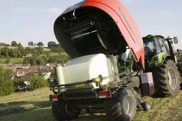 Der Wickelring mit zwei integrierten Vorstreckern.