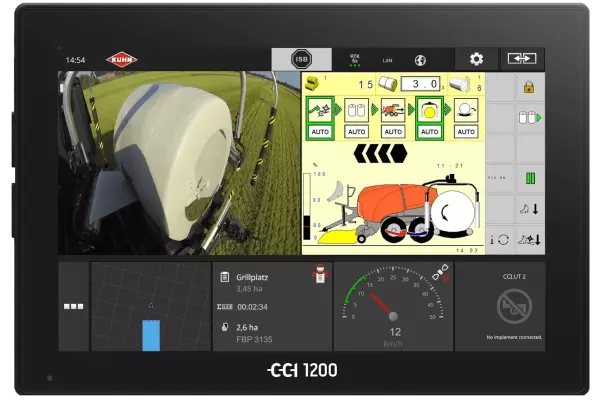 Synchrone Darstellung der Maschinenfunktion und des Kamerasignals während des Wickelvorgangs