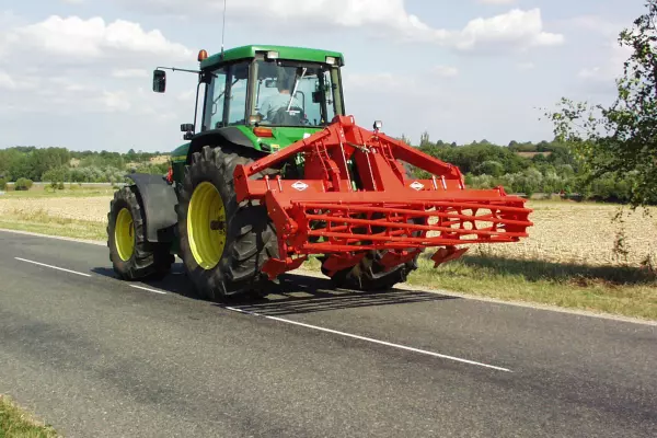 So kompakt ist der Vorlockerer DC in Transportposition