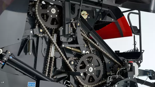 Robuster Antrieb mit hochwertigen IWIS-Ketten