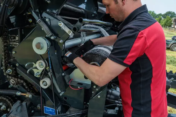 Die aktive Vorstreckung und Netzzuführung sorgen für eine konstant hohe Netzspannung.