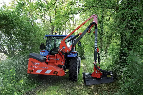 Arbeiten auf schmalen Wegen