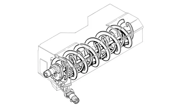 Über den Komponentenmischbehälter des Einstreu- und Verteilgeräts KUHN PRIMOR 5570 M kann der Silage Kraftfutter untergemischt werden.