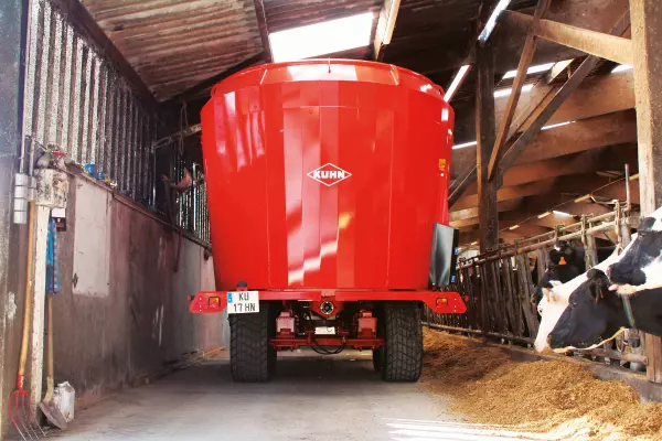 Ihr Verhältnis Höhe zu Breite macht die Baureihe PROFILE zu den kompaktesten Mischwagen auf dem Markt.