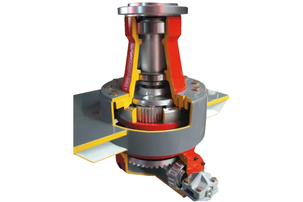 Eine Getriebetechnik, die KUHN’s solide Erfahrung und technisches Know-how widerspiegelt.