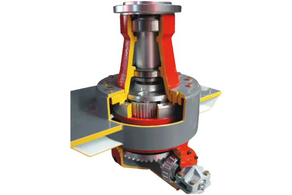 Eine Getriebetechnik, die KUHN’s solide Erfahrung und technisches Know-how widerspiegelt.
