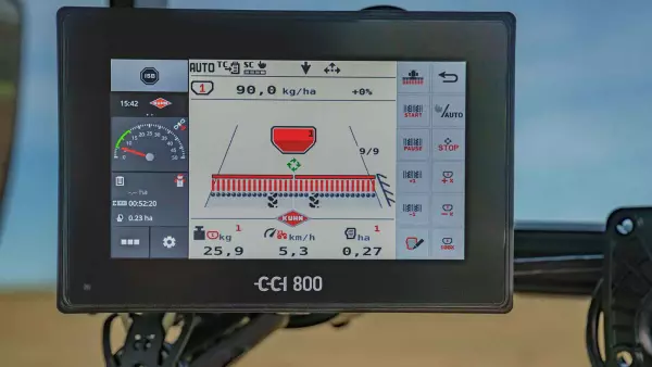 Saatüberwachung mittels Terminal CCI 800