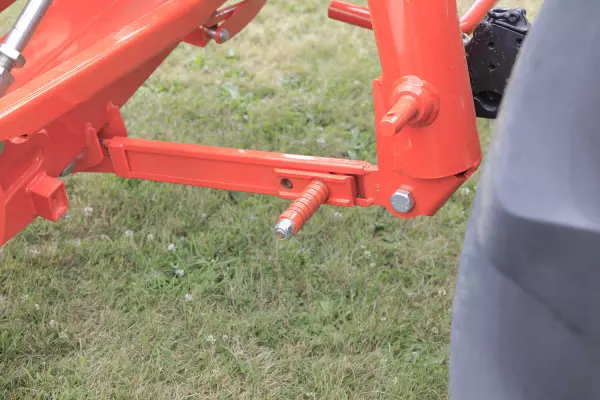 Anfahrsicherung zum Schutz der Mäheinheit