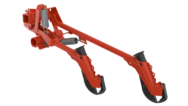 Schleppschare an der mechanischen Drillmaschien SITERA 3010 erlauben die Aussaat in verschiedenste Tonböden.