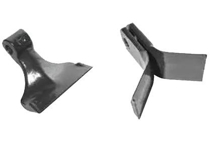 Wählen Sie zwischen Hammerschlägeln oder Y-Universalmessern je nach Bedarf