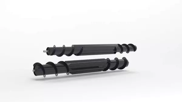 Offener Einzug für maximale Durchsatzleistung bei trockenem Pressgut.