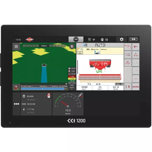 CCI 50 Terminal mit ESPRO-Arbeitsmenü