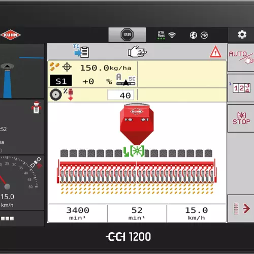 CCI 1200 Terminal mit ESPRO-Arbeitsmenü