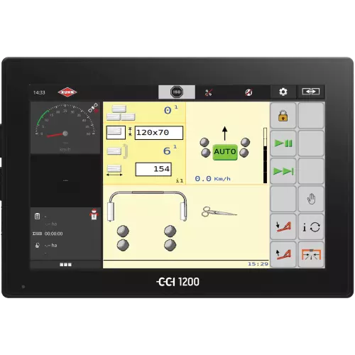 ISOBUS-Terminal CCI 1200 mit 12,1"-Farb-Touchscreen