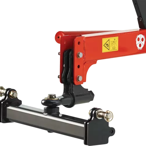 Zugdeichsel und schwenkbarer Anbaubock