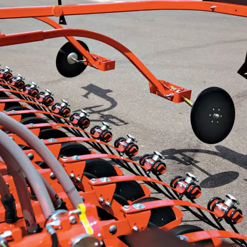 Vorauflaufmarkierer an separaten Armen für die ESPRO-Drillmaschine