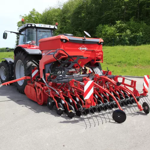 Vorauflaufmarkierer an separaten Armen für die pneumatische Drillmaschine VENTA