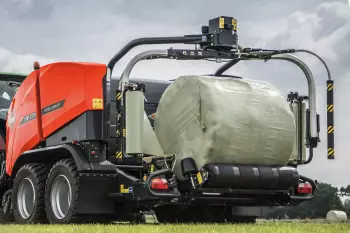 Perfekte, feste Rundballen enthalten weniger Luft.