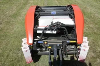 Zwei normale 750-mm-Vorstrecker beim Binden