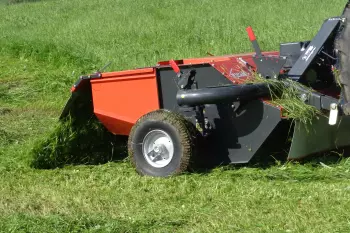 Durch große Pendelräder lastet kein extra Gewicht auf dem Aufbereiter.