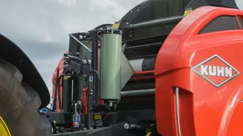 Folienbindung mit zwei standardmäßigen 750 mm Folienrollen 