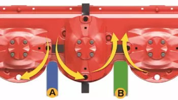Das Mähwerk OPTIDISC ELITE sorgt für einen sauberen Schnitt.