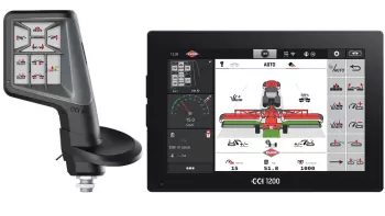 CCI 1200 Terminal mit CCI A3 Joystick. Übertragen Sie Ihre Daten einfach ohne USB-Stick!