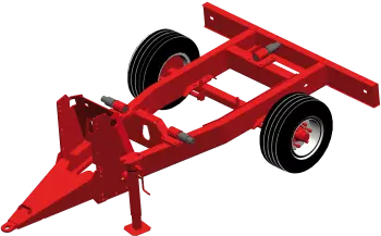 Das unabhängige Fahrgestell an den Futtermischwagen EUROMIX I von KUHN erlaubt ein Wiegen bei abgekuppelter Maschine.