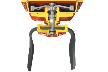 Schnittbild des Kreiselgetriebes der KUHN-Kreiseleggen