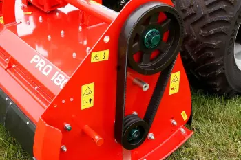 Das Mulchgerät PRO 180 arbeitet zuverlässig bei intensiven Einsätzen