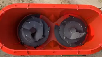 Optimierter Mischbehälter mit hoher Volumenausnutzung bei gleichzeitiger Kompaktheit