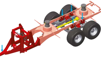 Die patentierte Vorrichtung mit 5 Wiegezellen sorgt für zuverlässiges Wiegen in jeder Situation