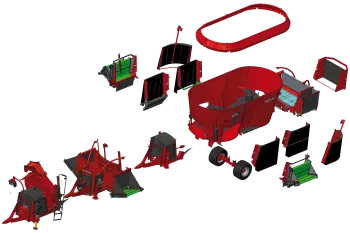 Die patentierte asymmetrische Form der VENTIDRIVE-Öffnung optimiert die Strohansaugung der PROFILE PLUS-Modelle.