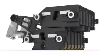 Der TWINPACT-Presskolben ist in einen unteren und oberen Bereich geteilt.