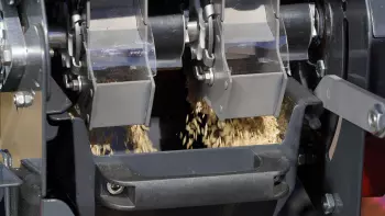 Die HELICA-Zellenraddosierung für die mechanische Aufbaudrillmaschine COMBILINER SITERA.