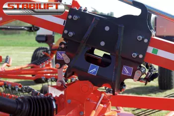 STABILIFT: Mechanische und hydraulische Verriegelung der Kreisel beim Transport